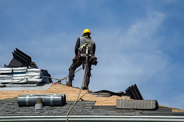 Professional Roof Replacement technician working in Delta, UT